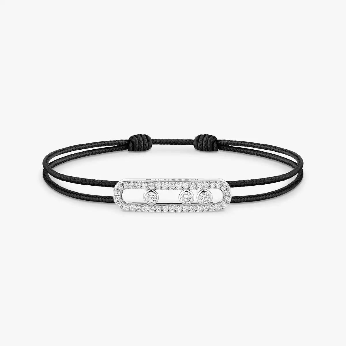 [Lumi Jewels]Messika Care(s) pink cord pav¨¦ bracelet