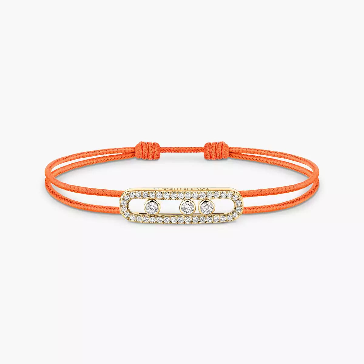 [Lumi Jewels]Messika Care(s) pink cord pav¨¦ bracelet
