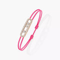 [Lumi Jewels]Messika Care(s) pink cord pav¨¦ bracelet