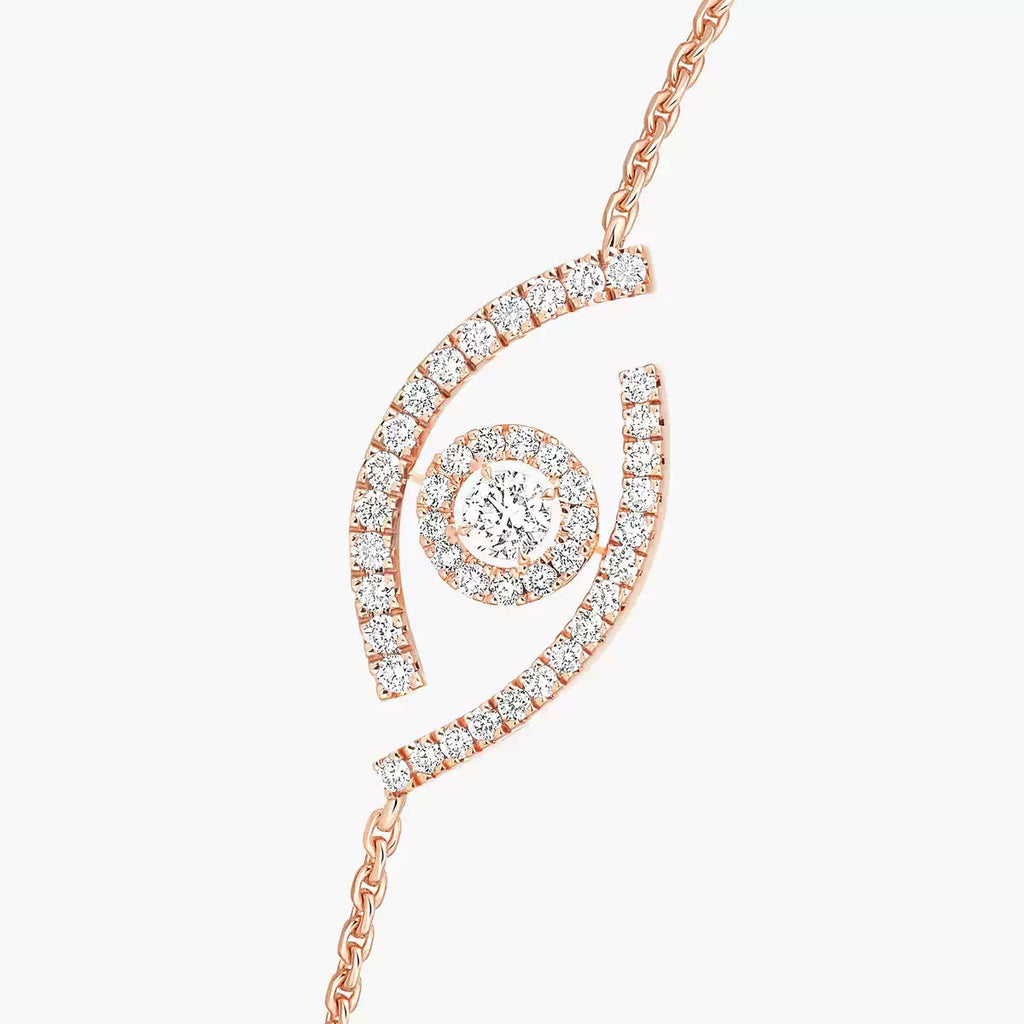 [Lumi Jewels]Lucky Eye Pave-Set Diamond Bracelet