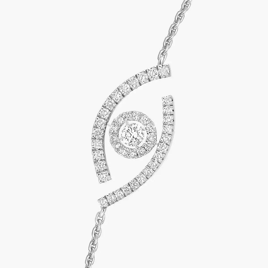 [Lumi Jewels]Lucky Eye Pave-Set Diamond Bracelet