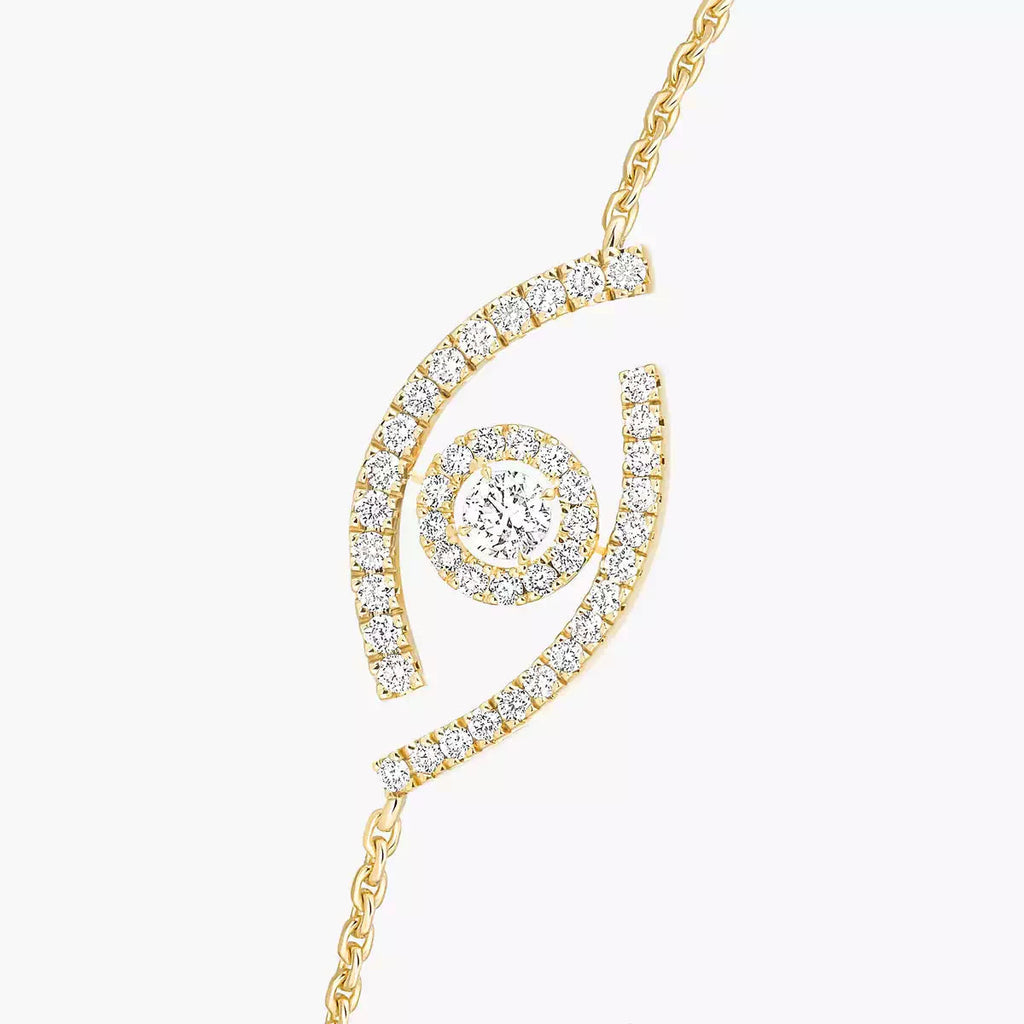 [Lumi Jewels]Lucky Eye Pave-Set Diamond Bracelet