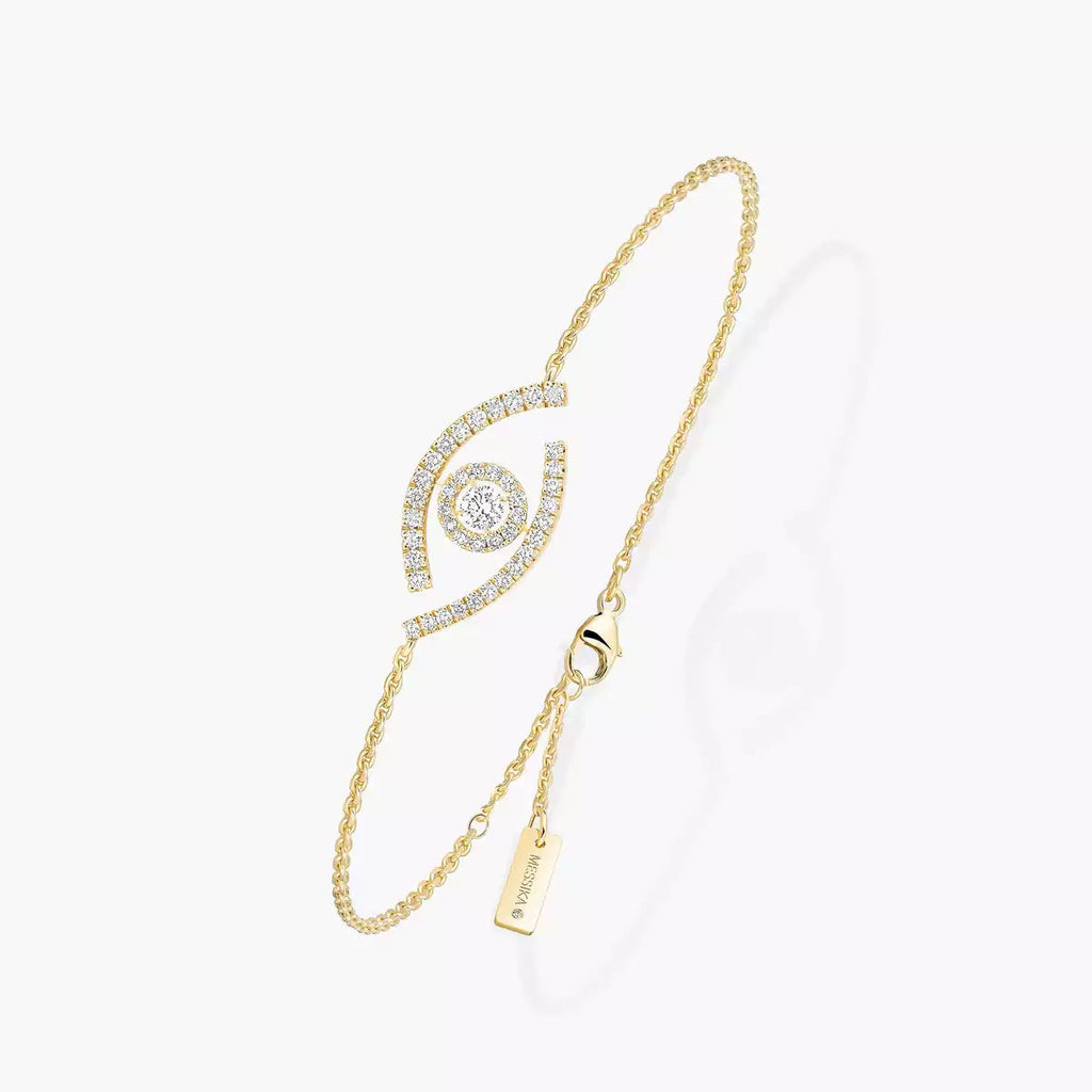 [Lumi Jewels]Lucky Eye Pave-Set Diamond Bracelet