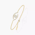 [Lumi Jewels]Lucky Eye Pave-Set Diamond Bracelet
