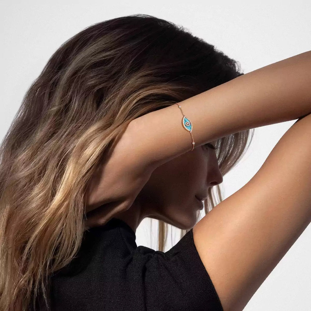 [Lumi Jewels]Lucky Eye Diamond Bracelet