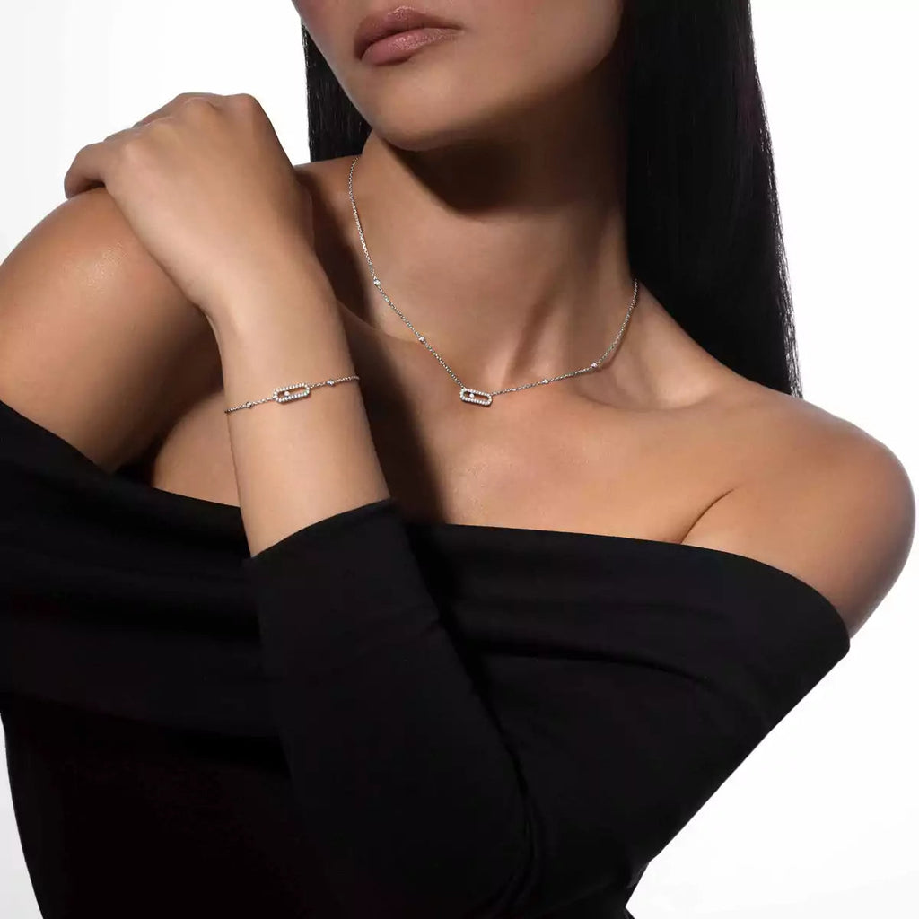 [Lumi Jewels]Move Uno Diamond Bracelet