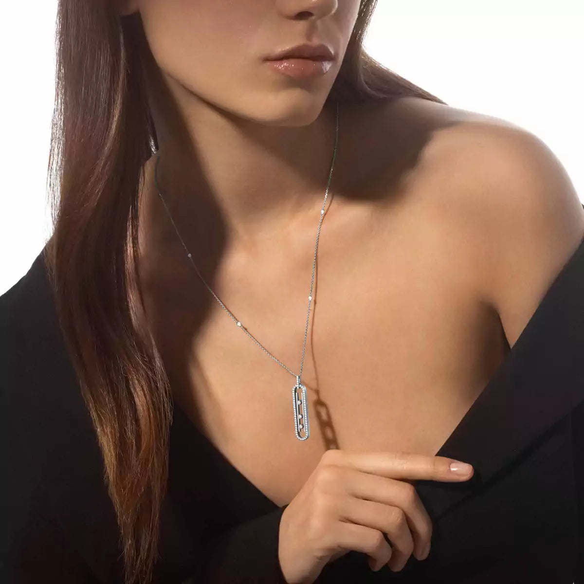 [Lumi Jewels]Diamond Necklace Move 10Th