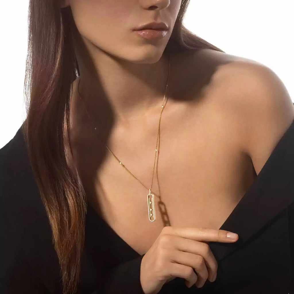 [Lumi Jewels]Diamond Necklace Move 10Th
