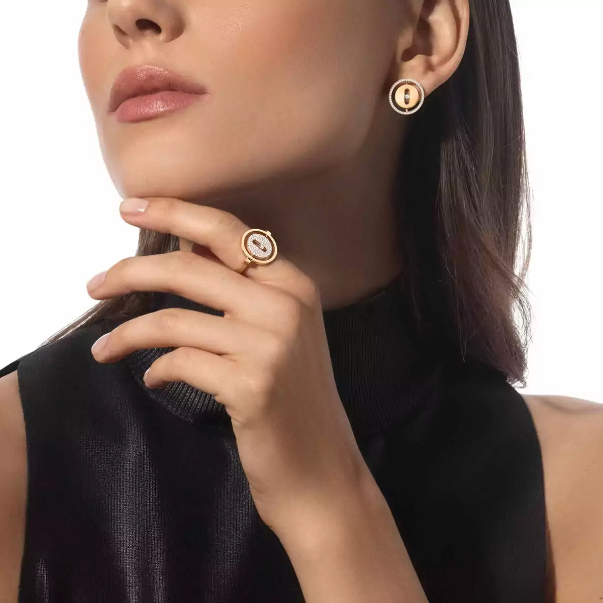 [Lumi Jewels]Lucky Move Diamond Earrings