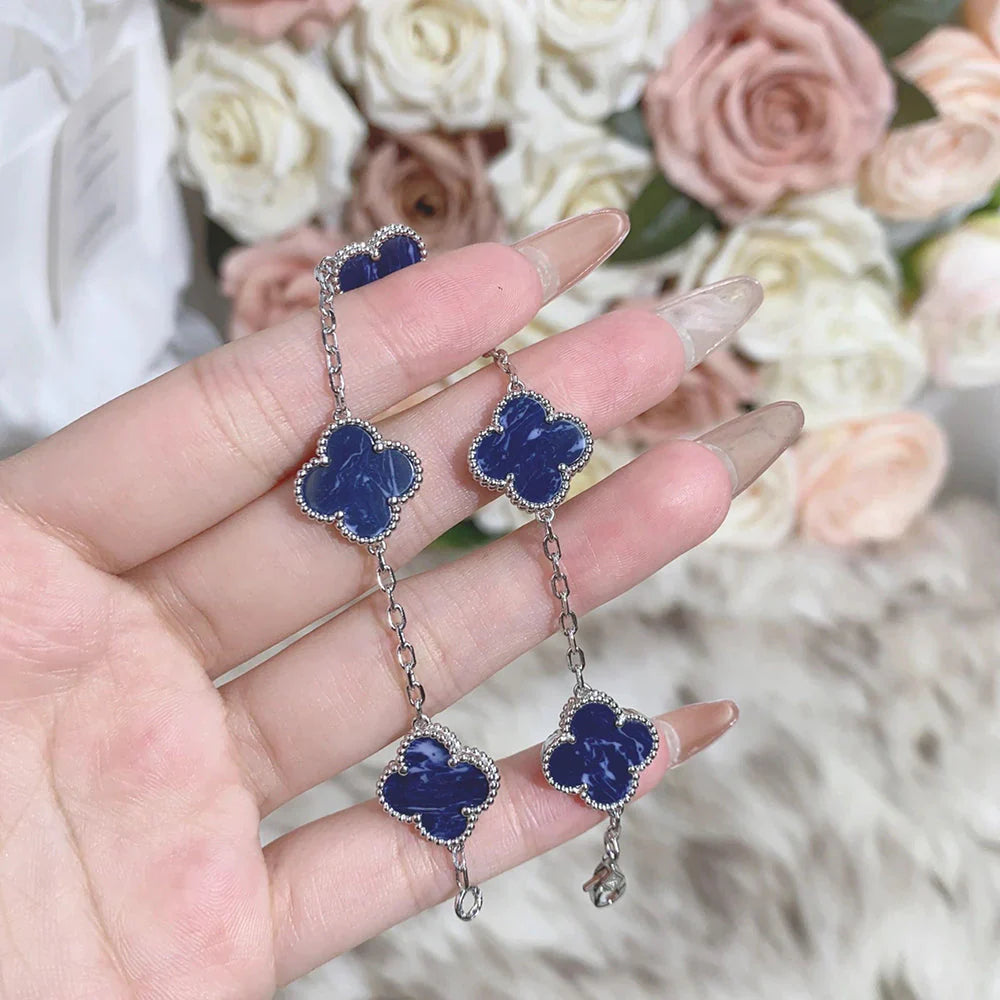 [Lumi Jewels]CLOVER 5 MOTIF PIETERSITE BRACELET COLLECTION