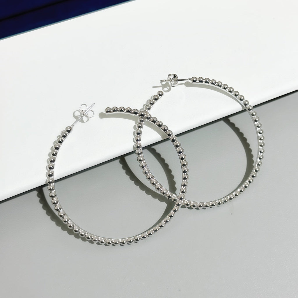 [Lumi Jewels] SMOOTH BEAD STUD EARRINGS