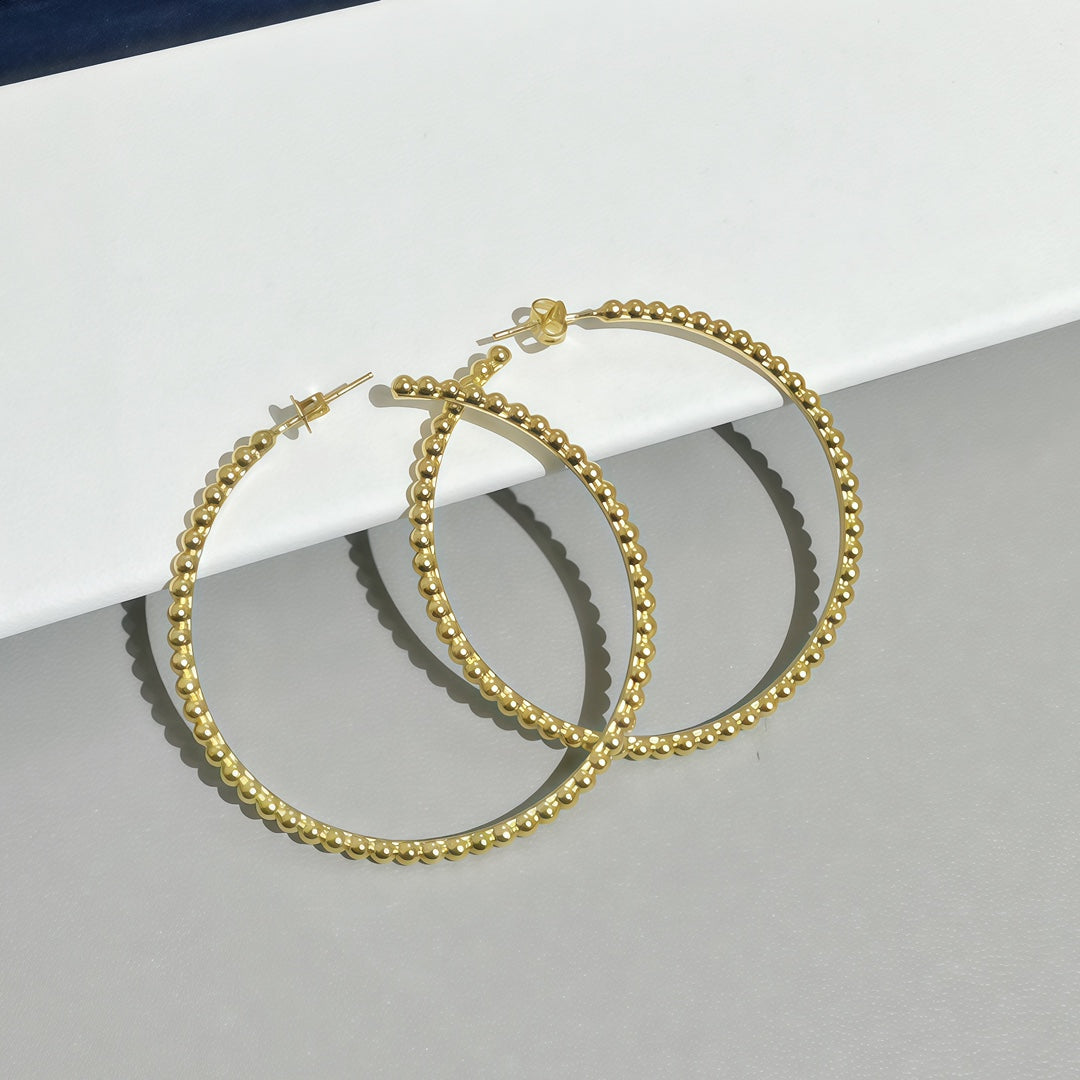 [Lumi Jewels] SMOOTH BEAD STUD EARRINGS