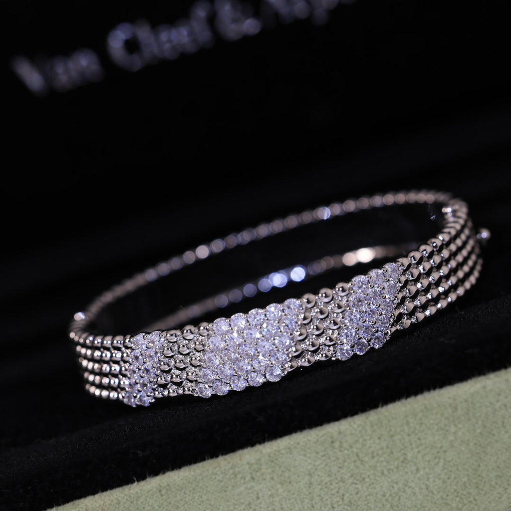 [Lumi Jewels]  FIVE-ROW DIAMOND BRACELET