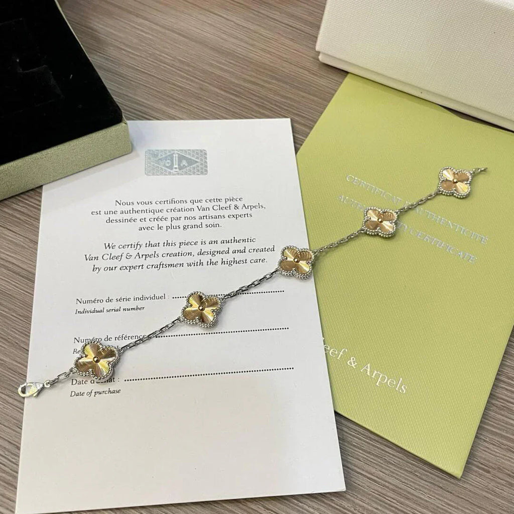 [Lumi Jewels] CLOVER 5 MOTIF LASER BRACELET COLLECTION