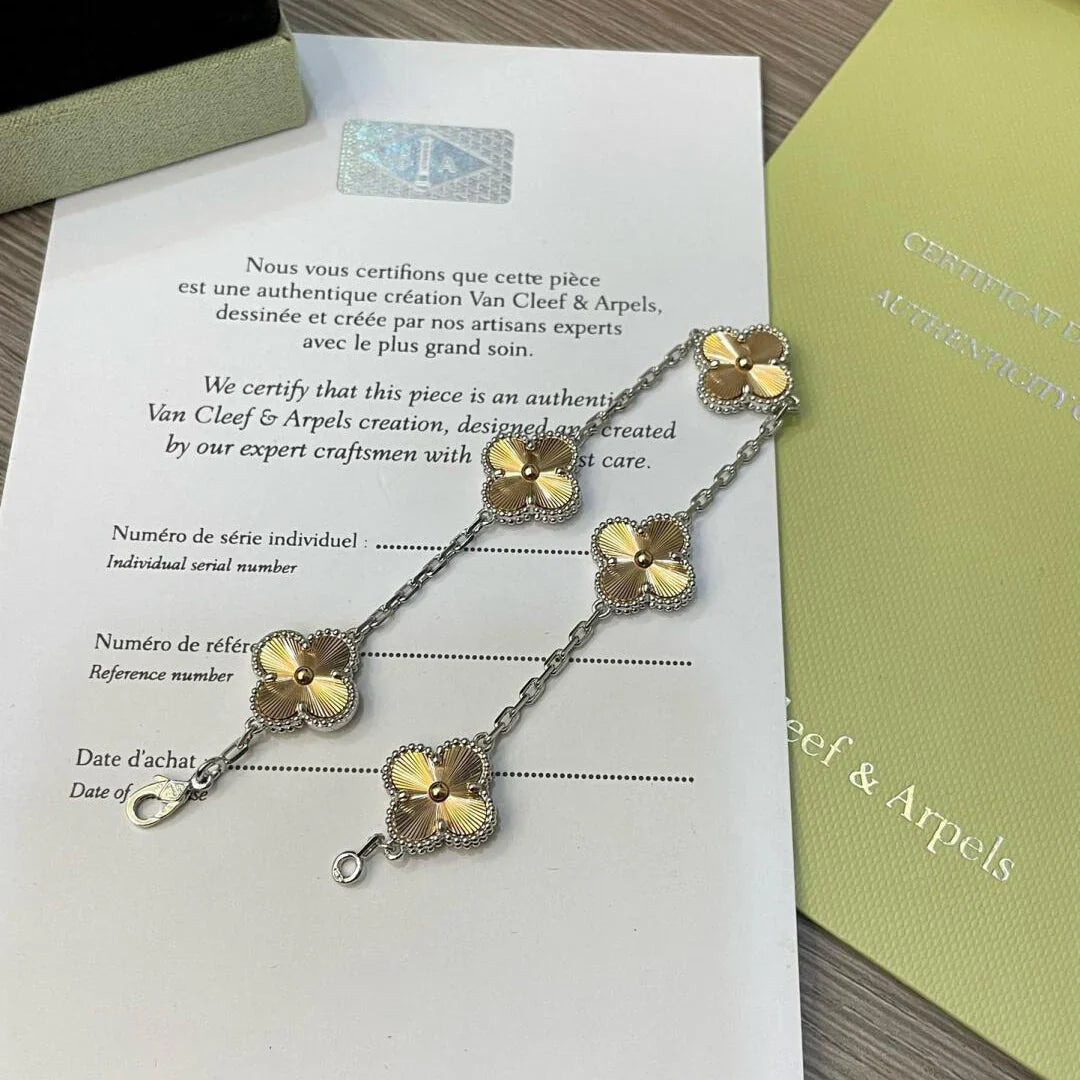 [Lumi Jewels] CLOVER 5 MOTIF LASER BRACELET COLLECTION