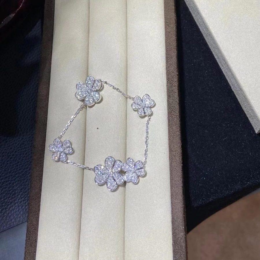 [Lumi Jewels]FRIVOLE SILVER 5 FLOWERS BRACELET