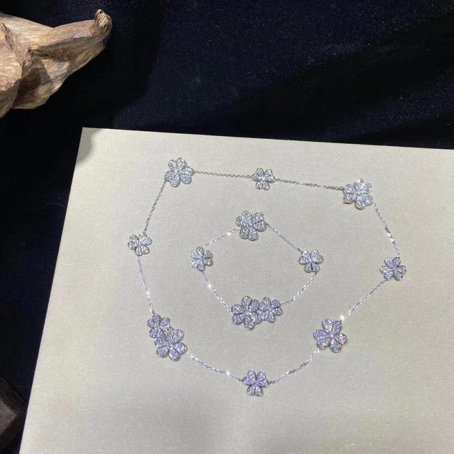 [Lumi Jewels]FRIVOLE SILVER 5 FLOWERS BRACELET