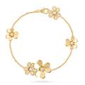 [Lumi Jewels]FRIVOLE GOLD 5 FLOWERS BRACELET