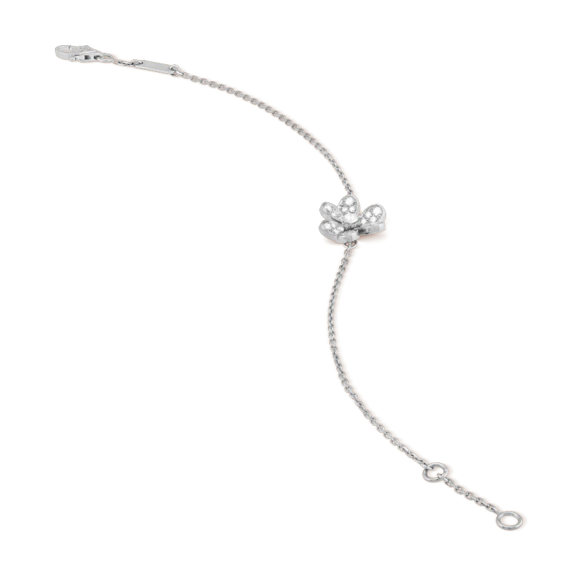 [Lumi Jewels]FRIVOLE SILVER FLOWER DIAMOND BRACELET