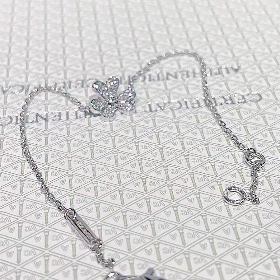 [Lumi Jewels]FRIVOLE SILVER FLOWER DIAMOND BRACELET