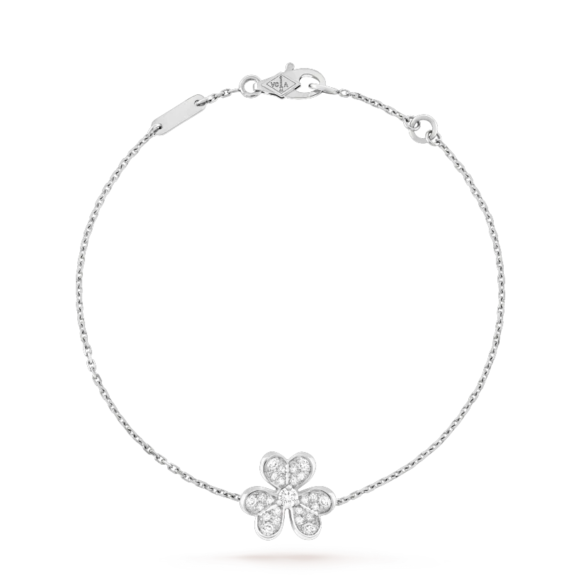 [Lumi Jewels]FRIVOLE SILVER FLOWER DIAMOND BRACELET