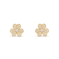 [Lumi Jewels]FRIVOLE GOLD FLOWER DIAMOND EARRINGS