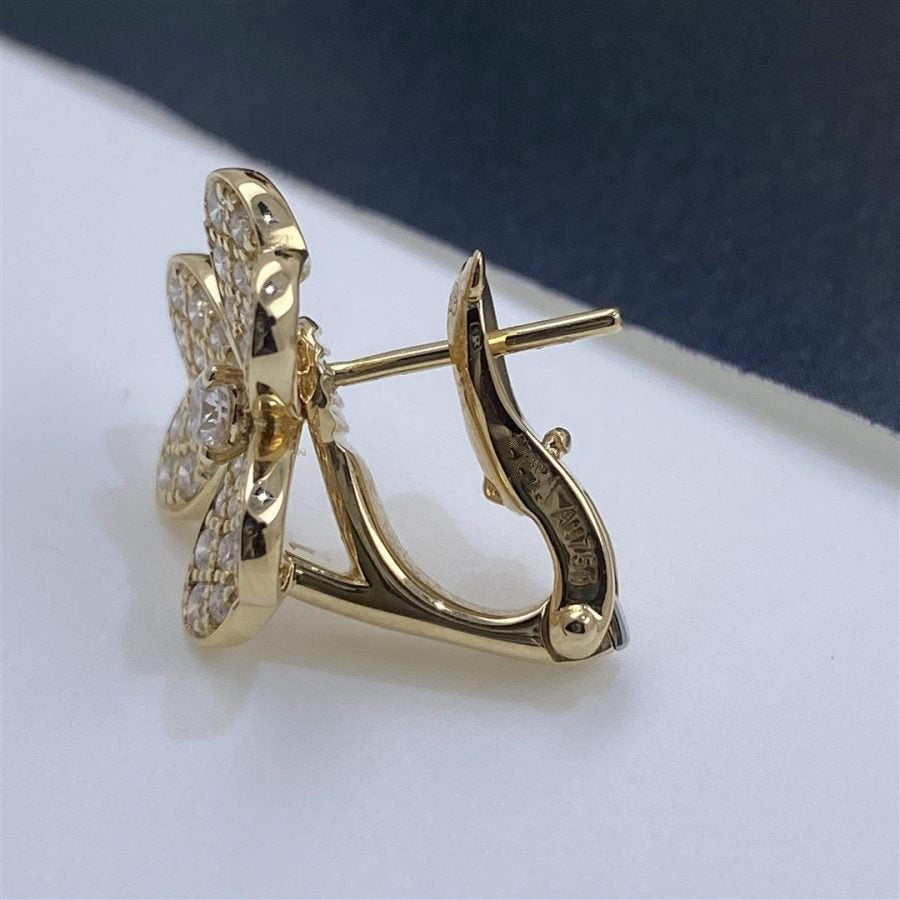 [Lumi Jewels]FRIVOLE GOLD FLOWER DIAMOND EARRINGS
