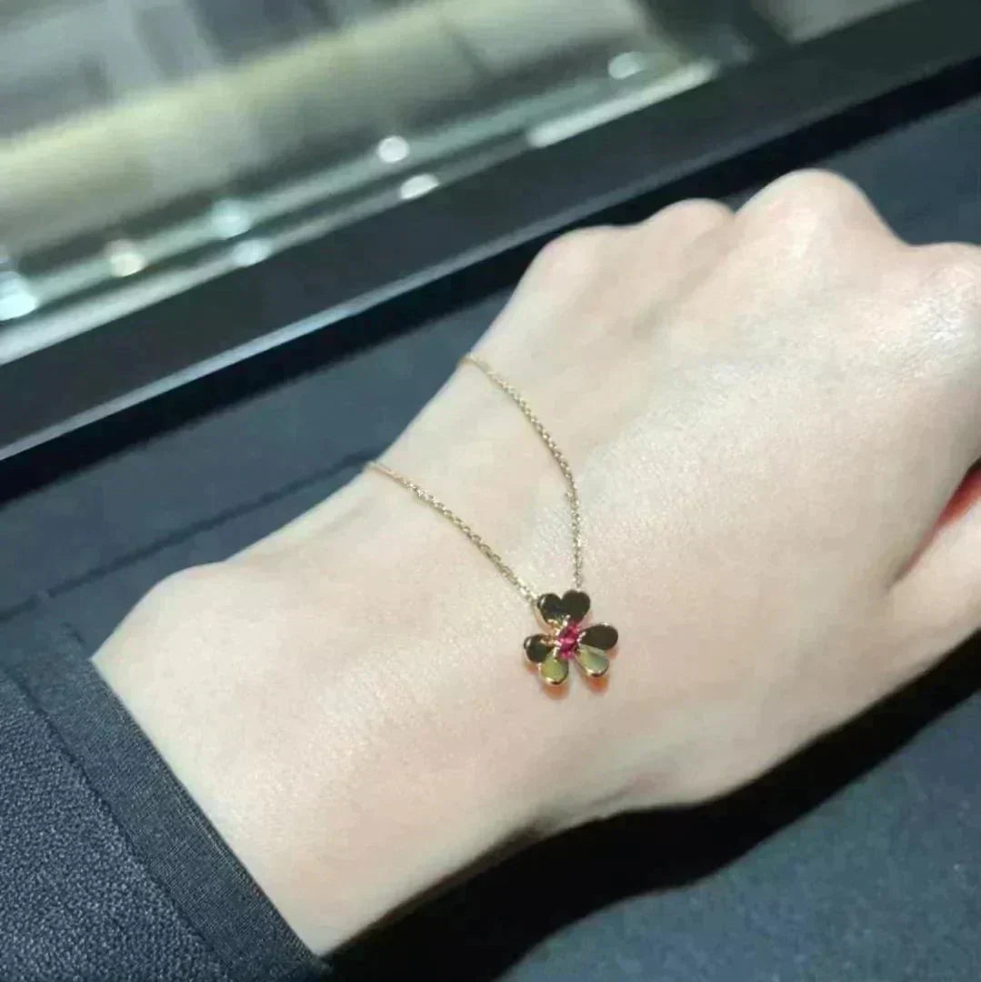 [Lumi Jewels]FRIVOLE GOLD FLOWER NECKLACE