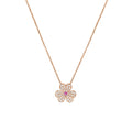 [Lumi Jewels]FRIVOLE ROSE GOLD FLOWER DIAMOND NECKLACE