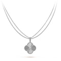 [Lumi Jewels]CLOVER 25MM SILVER BIG CLOVER NECKLACE