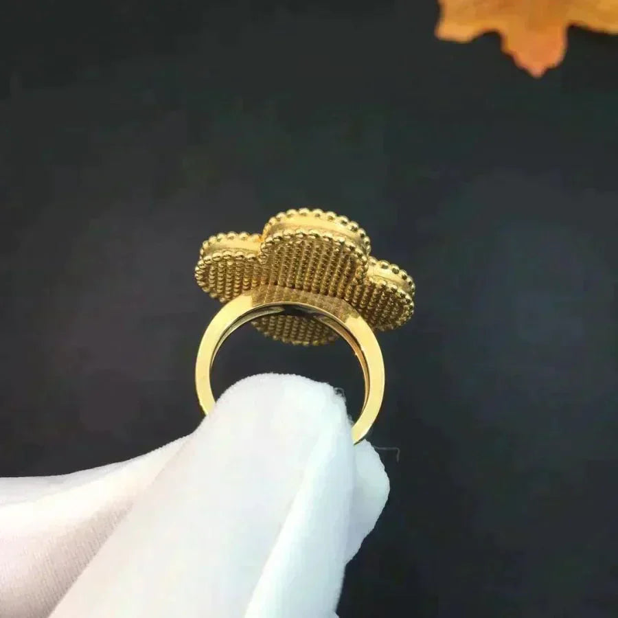 [Lumi Jewels]CLOVER MALACHITE RING
