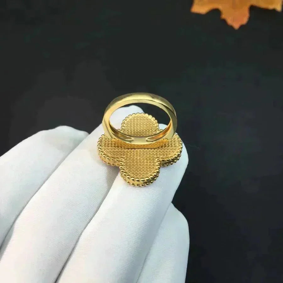 [Lumi Jewels]CLOVER MALACHITE RING