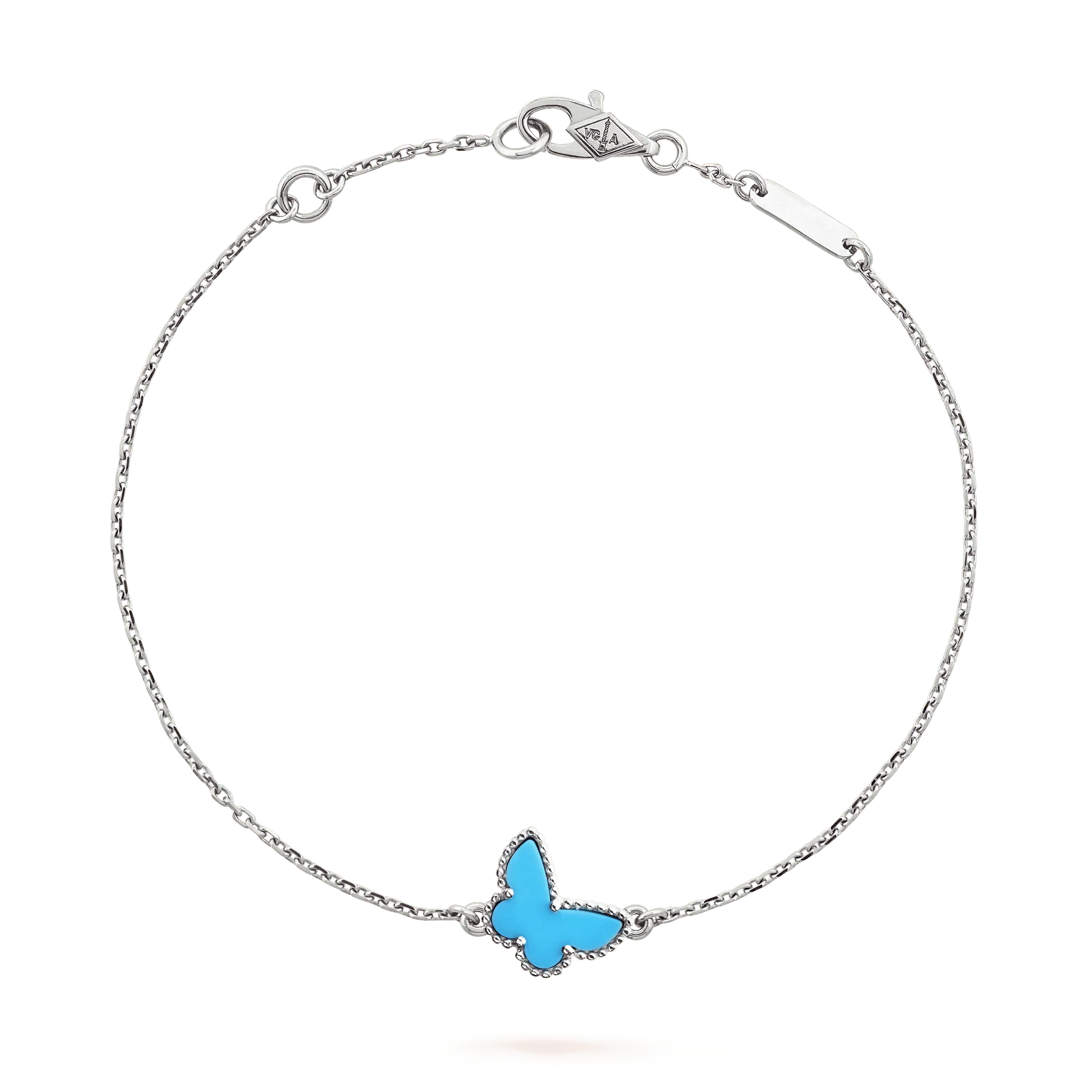 [Lumi Jewels]BUTTERFLY TURQUOISE BUTTERFLY BRACELET SILVER