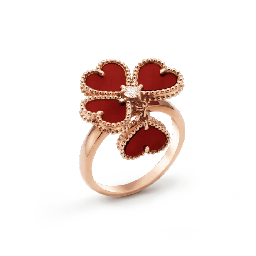 [Lumi Jewels]SWEET CLOVER CARNELIAN RING