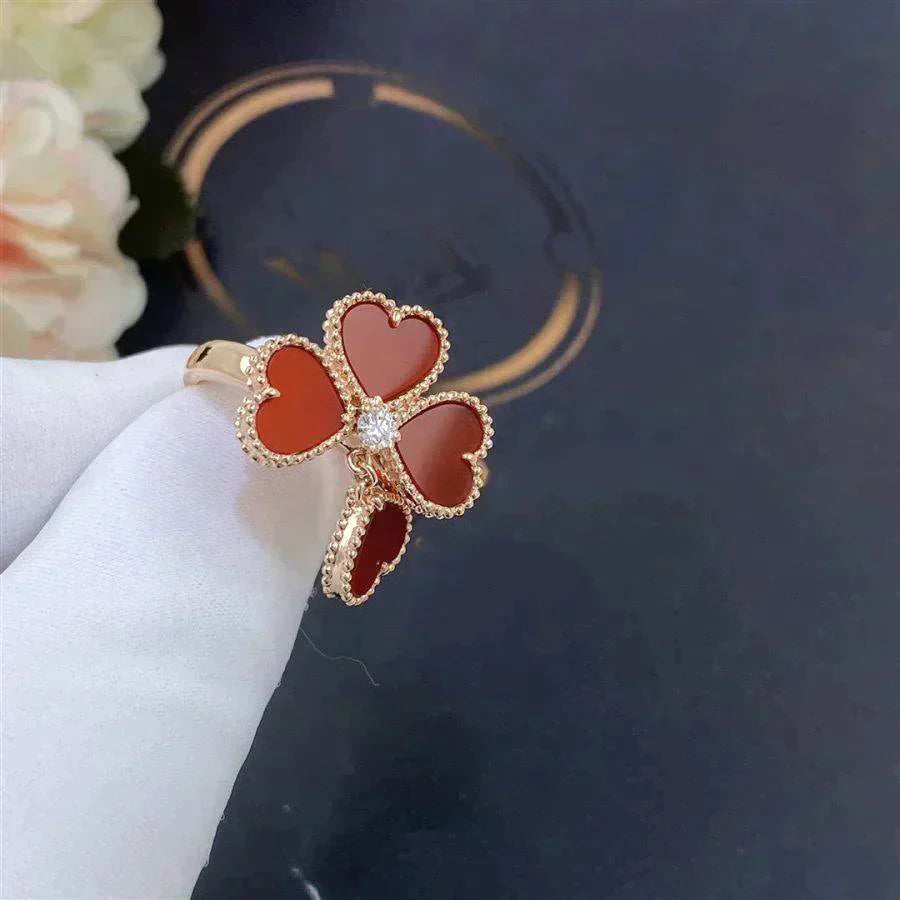 [Lumi Jewels]SWEET CLOVER CARNELIAN RING