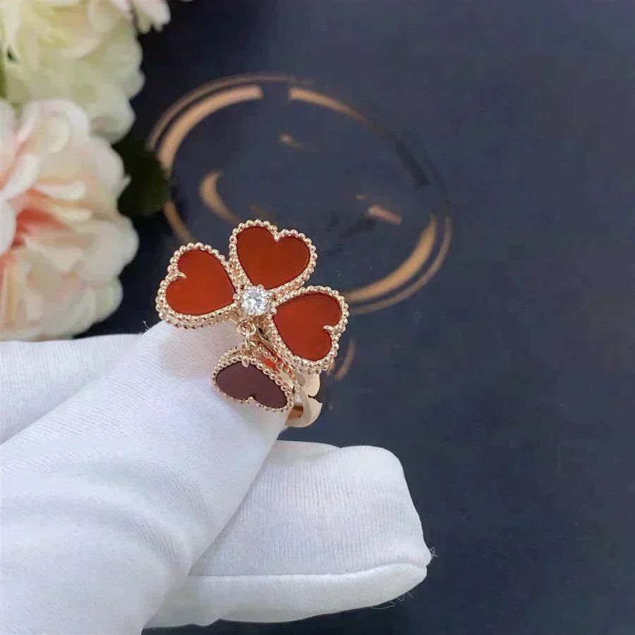 [Lumi Jewels]SWEET CLOVER CARNELIAN RING