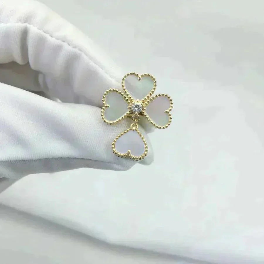 [Lumi Jewels]SWEET CLOVER WHITE MOP RING