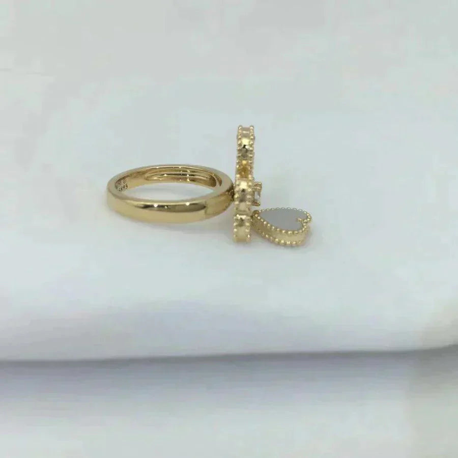 [Lumi Jewels]SWEET CLOVER WHITE MOP RING
