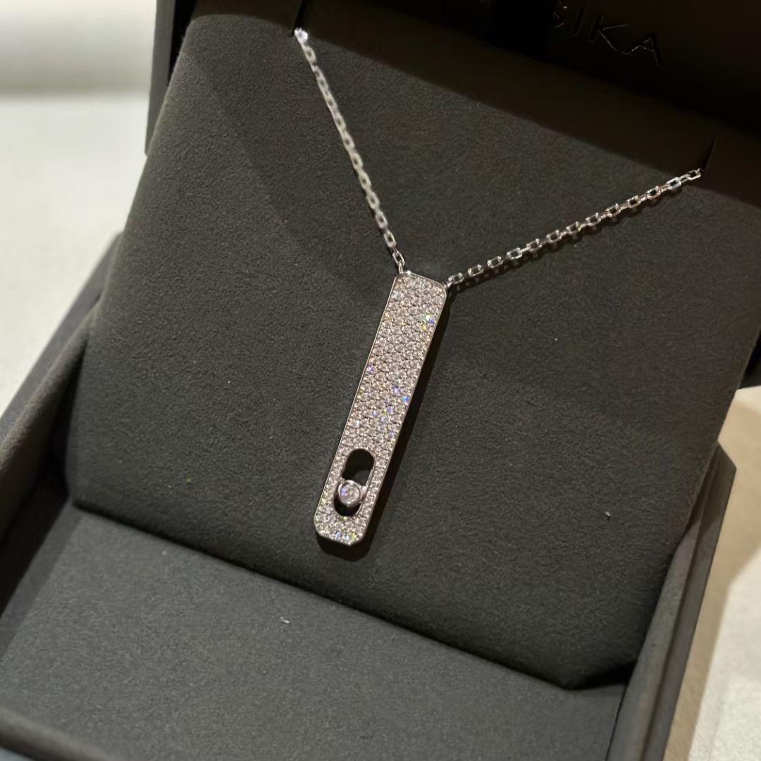 [Lumi]MY FIRST DIAMOND PAVED NECKLACE