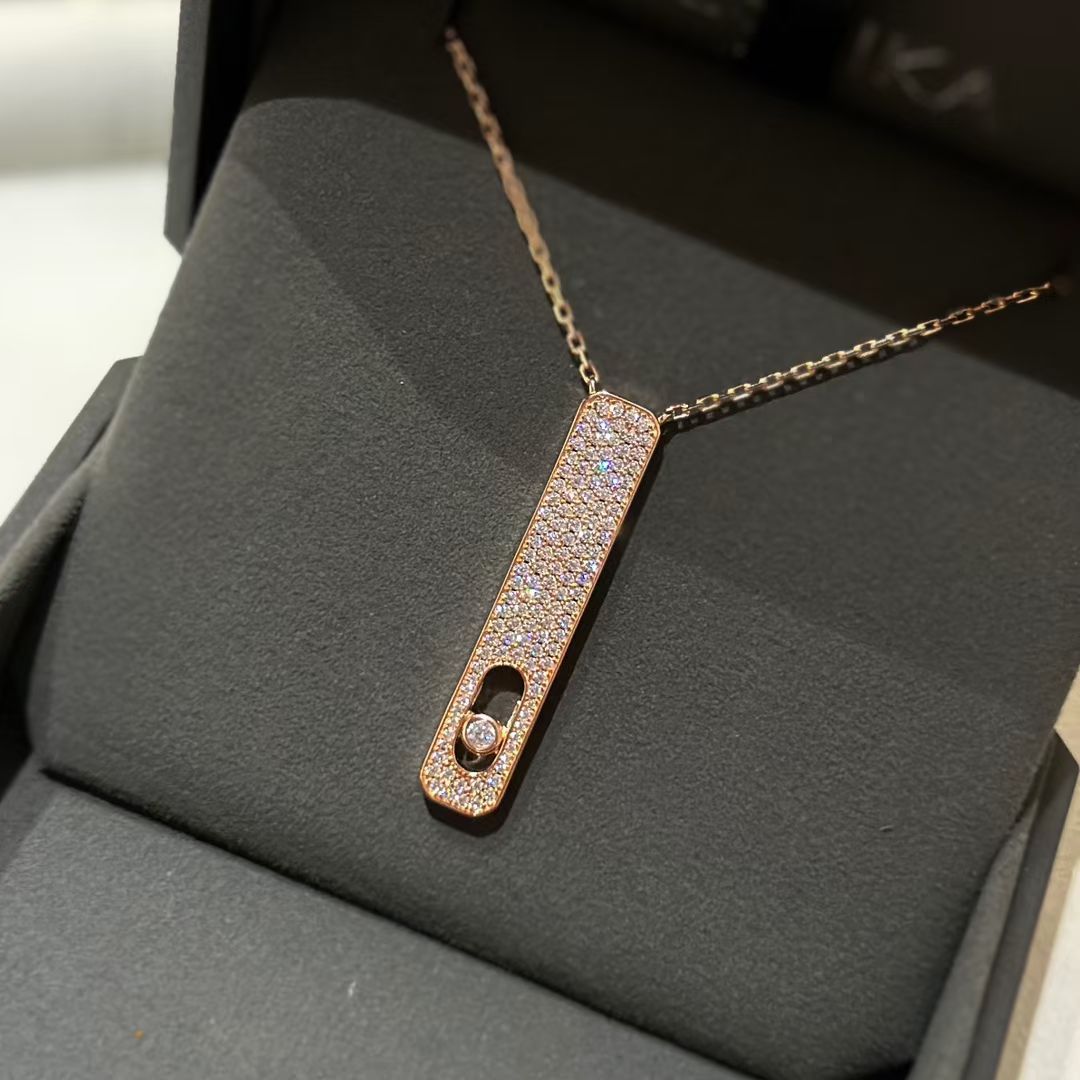 [Lumi]MY FIRST DIAMOND PAVED NECKLACE