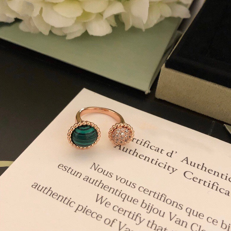 [Lumi Jewels]PERLEE COULEURS DIAMOND ROSE GOLD BETWEEN THE FINGER RING
