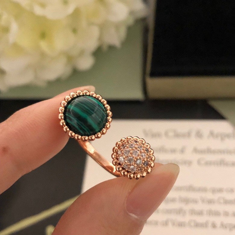 [Lumi Jewels]PERLEE COULEURS DIAMOND ROSE GOLD BETWEEN THE FINGER RING