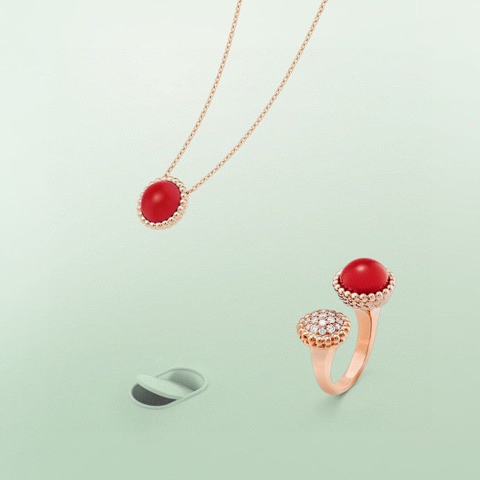 [Lumi Jewels]PERLEE COULEURS DIAMOND ROSE GOLD BETWEEN THE FINGER RING