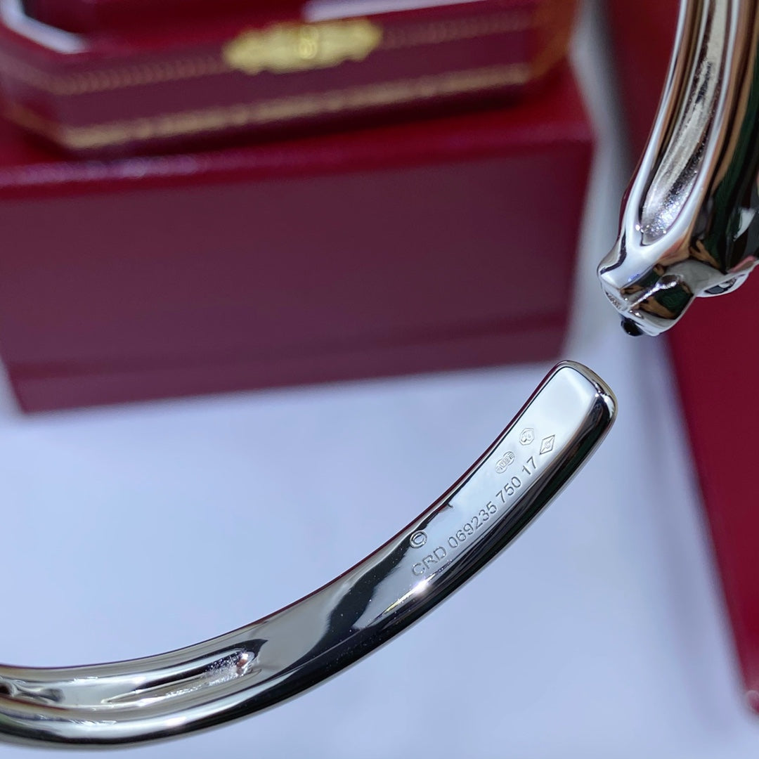 [Lumi Jewels]PANTHERE SILVER OPEN BRACELET