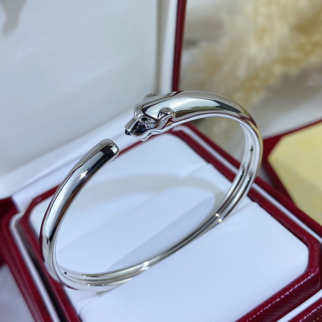 [Lumi Jewels]PANTHERE SILVER OPEN BRACELET