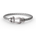 [Lumi Jewels]FORCE LARGE HORSESHOE NO DIAMOND BRACELET SILVER